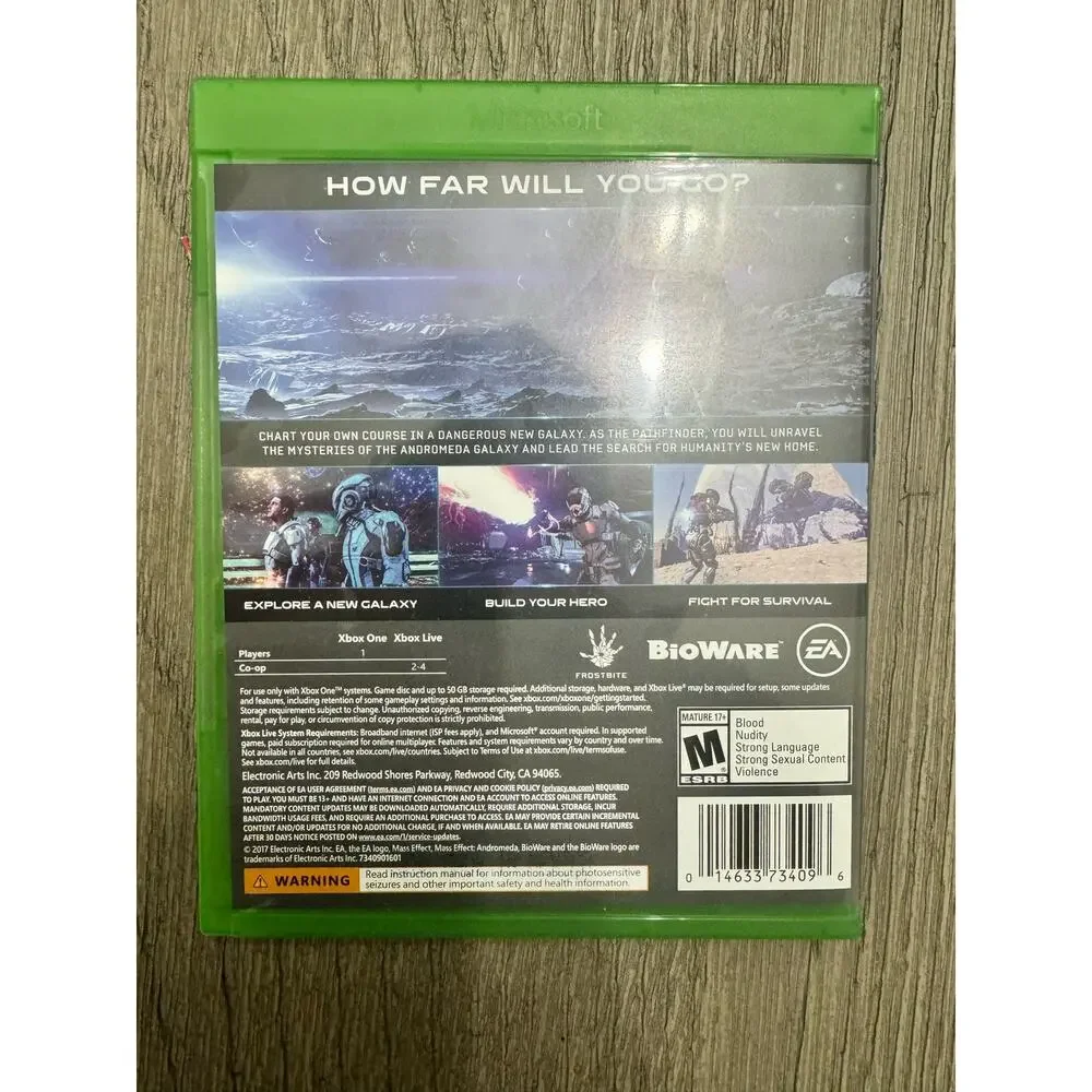 XBox One Mass Effect Andromeda